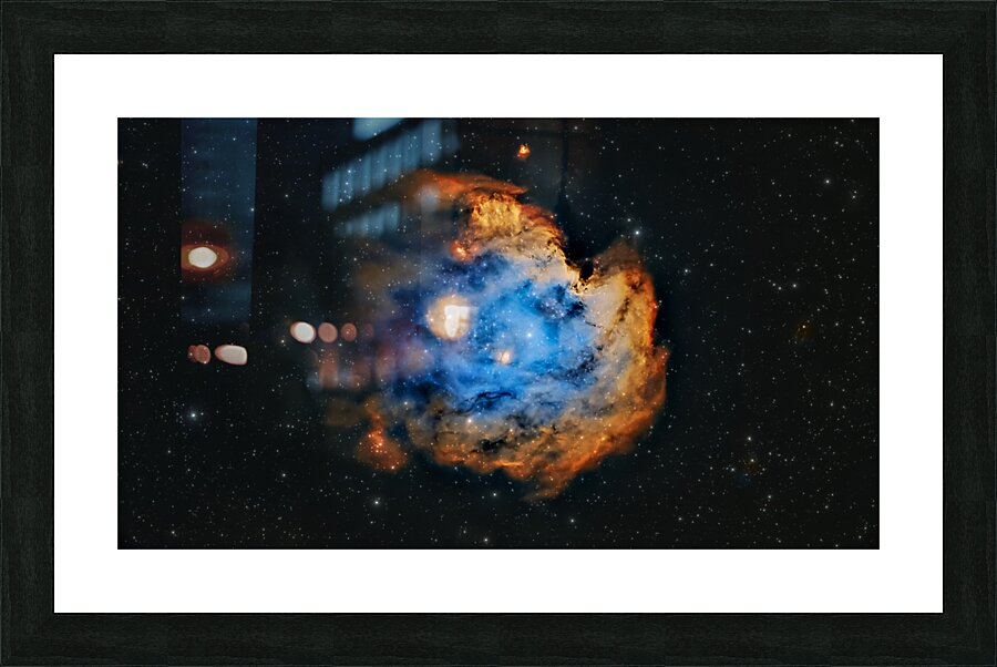 Monkey Head Nebula SHO Picture Frame print