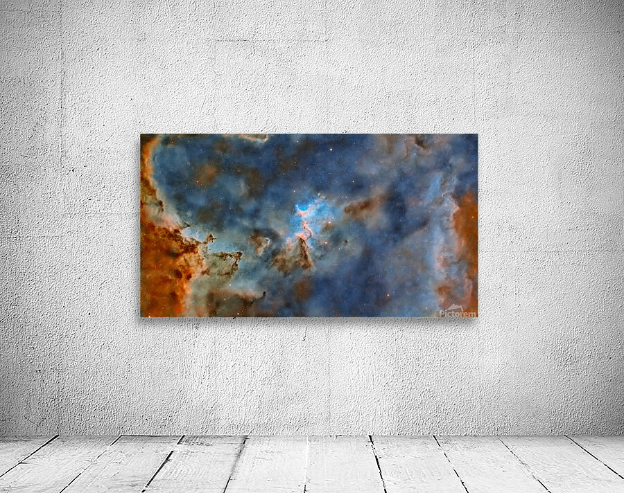 Melotte 15 The Heart of the Heart Nebula in SHO Wall Preview