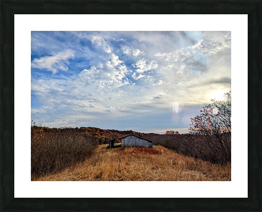Fall on the farm Picture Frame print