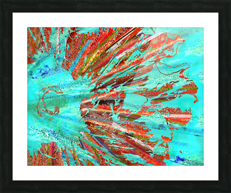 Digital Abstract Wall Art Picture Frame print