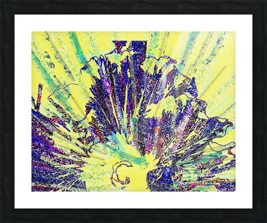 Digital Abstract Wall Art Picture Frame print