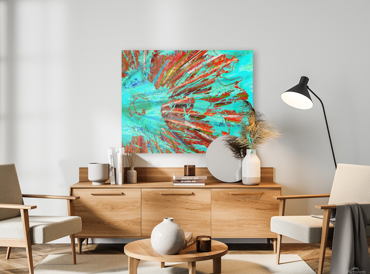 Digital Abstract Wall Art Reproduction
