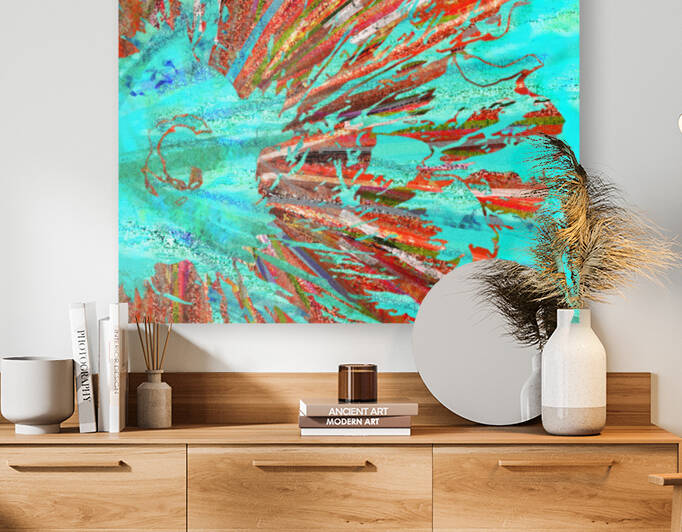 Digital Abstract Wall Art by Stuti Goyal