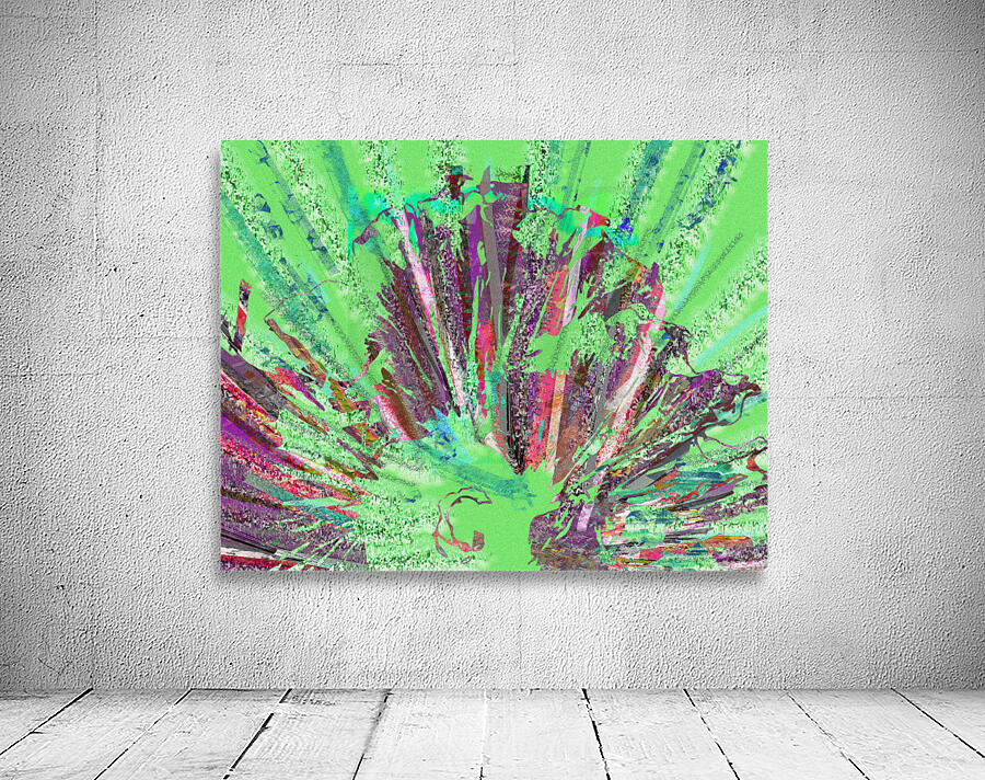 Digital Abstract Wall Art Wall Preview
