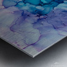 Bubbling Metal print