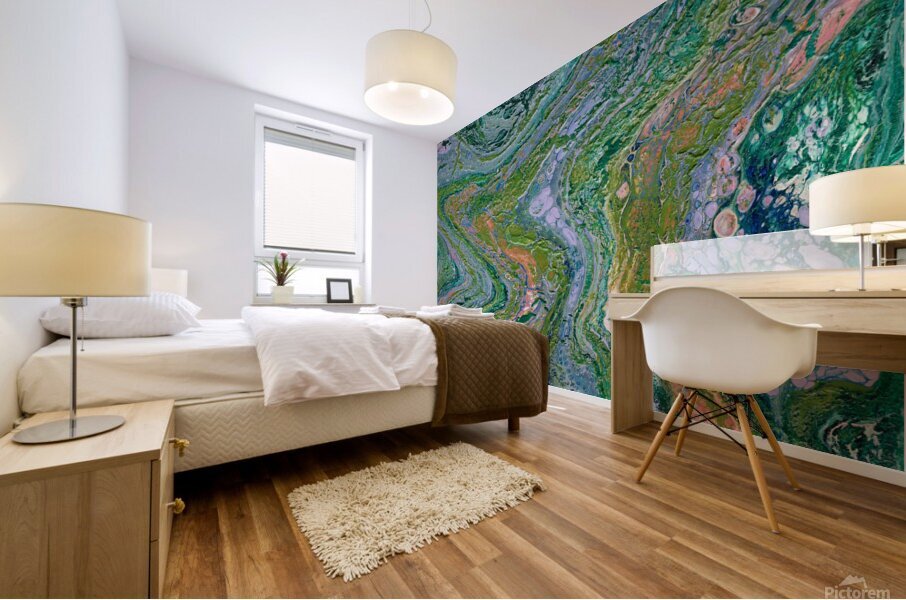 Melting Earth Mural print