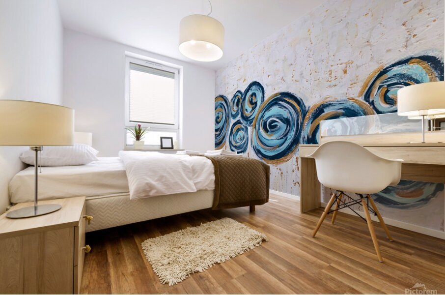 Climbing Roses Mural print