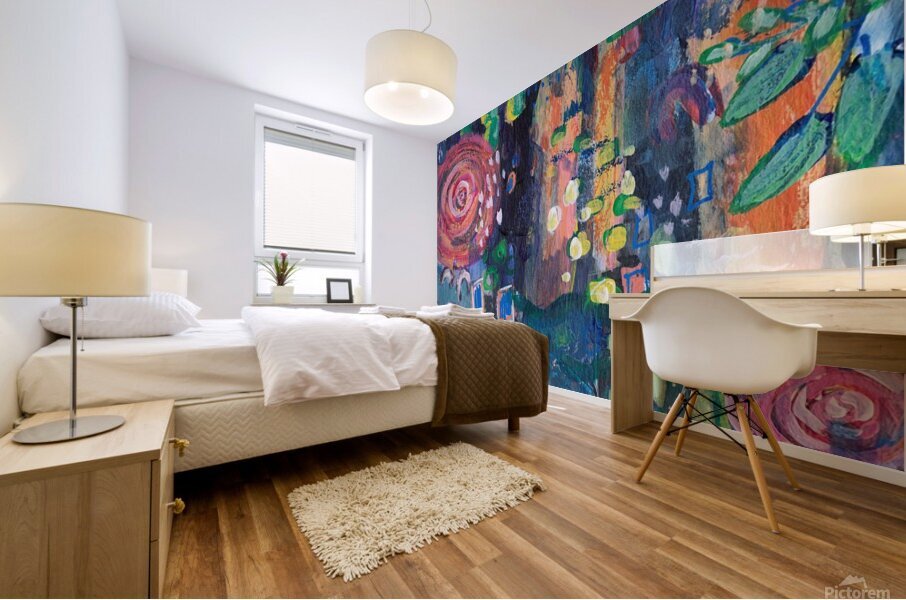 Into the Garden Mural print