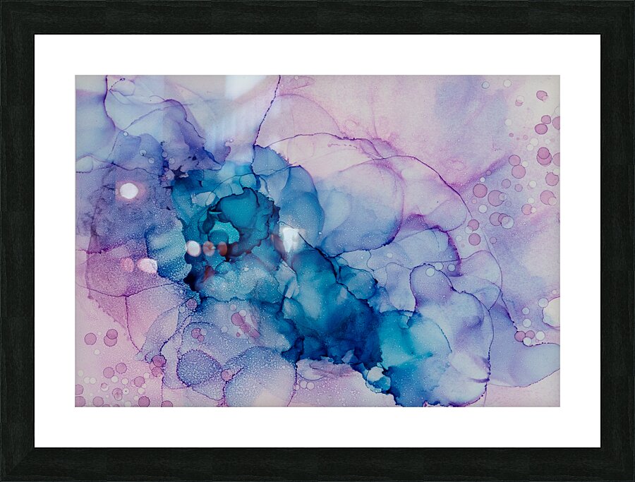 Bubbling Picture Frame print