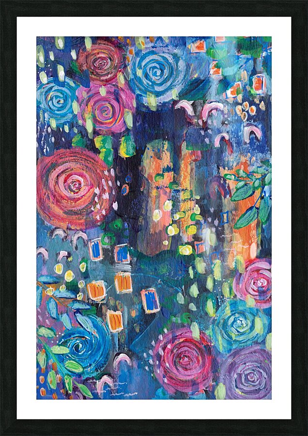 Into the Garden Picture Frame print