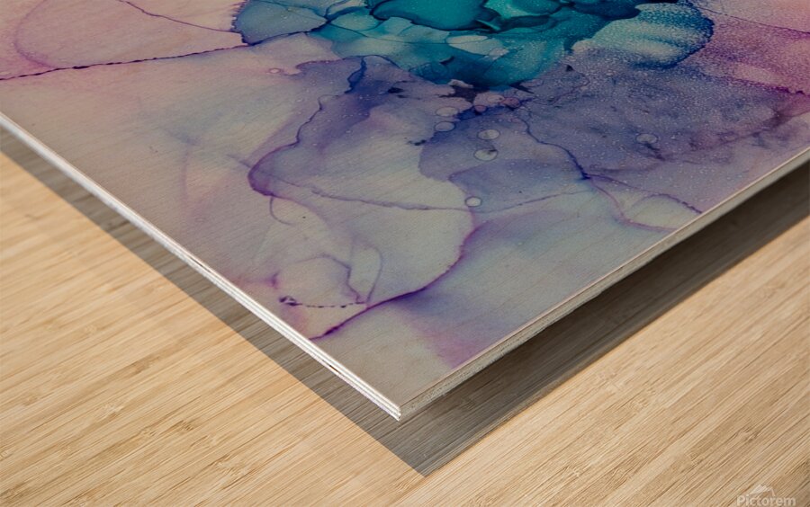 Bubbling Wood print