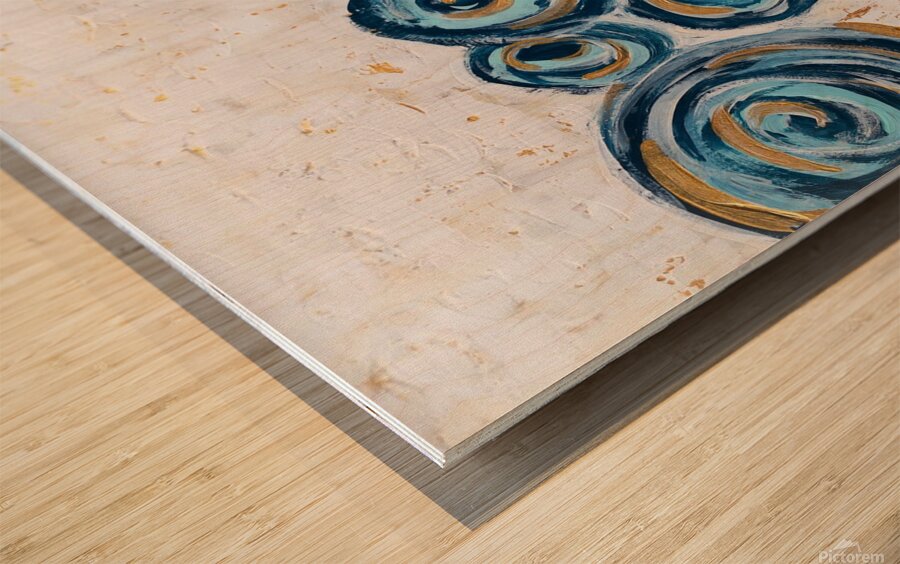 Climbing Roses Wood print