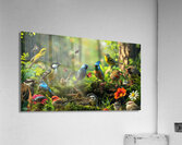 Birds Chatting 1 Acrylic Print