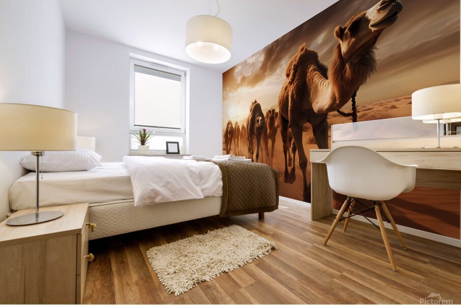 The great race Mural print