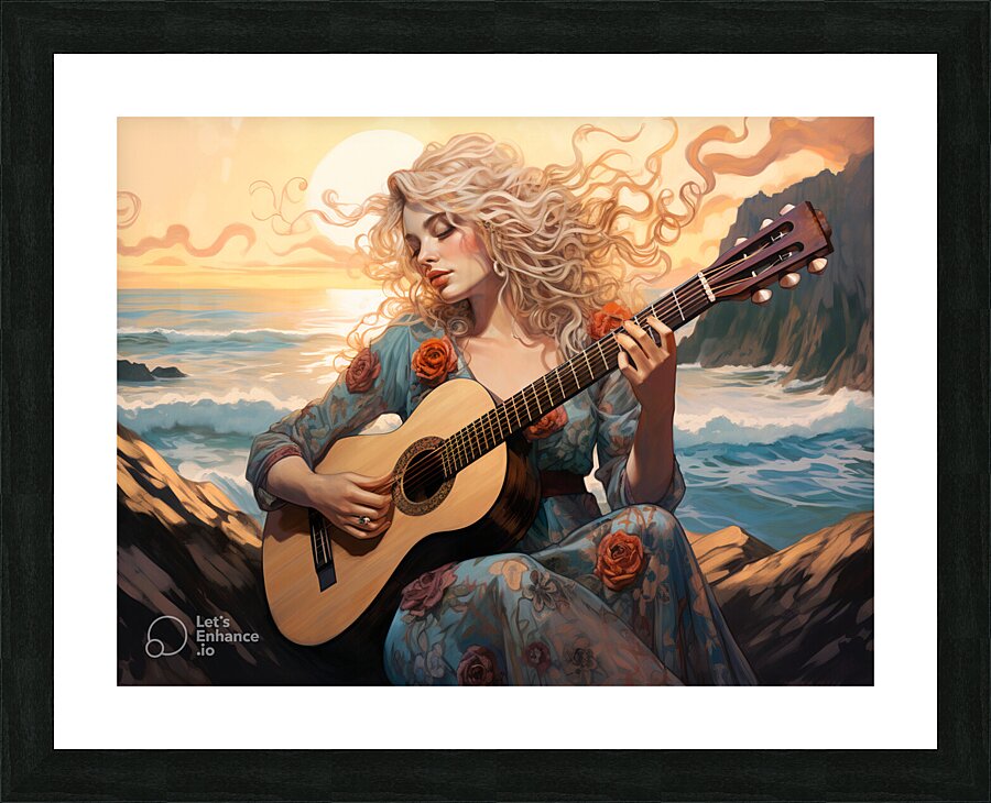 Beach Chords II Picture Frame print