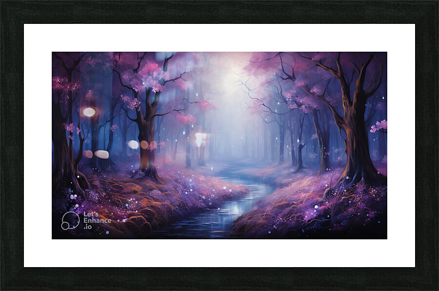 Plum Forest of Dreams Picture Frame print