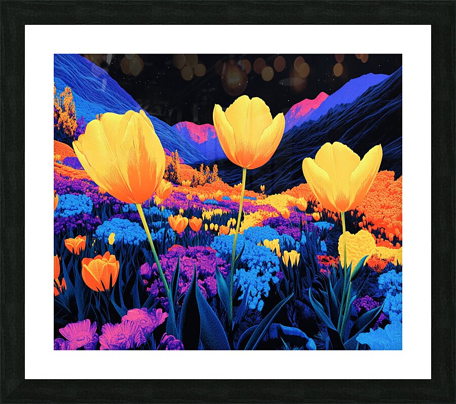 Festival of Tulips II 1 Picture Frame print