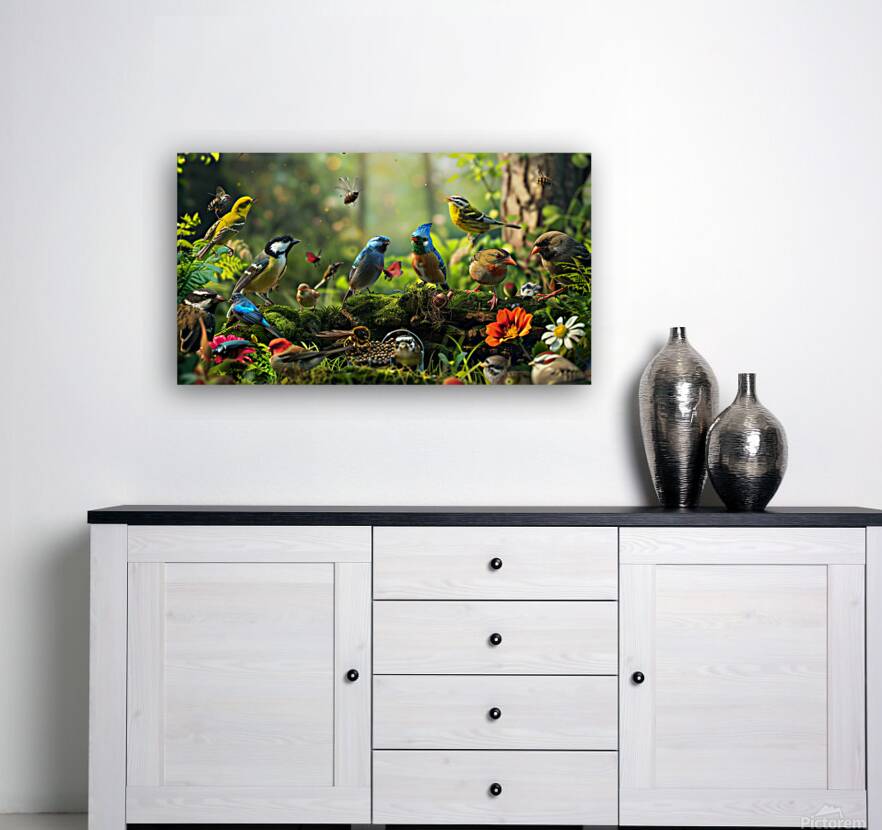 Birds Chatting 1 Reproduction