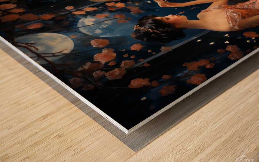 Elegant Gossip Wood print