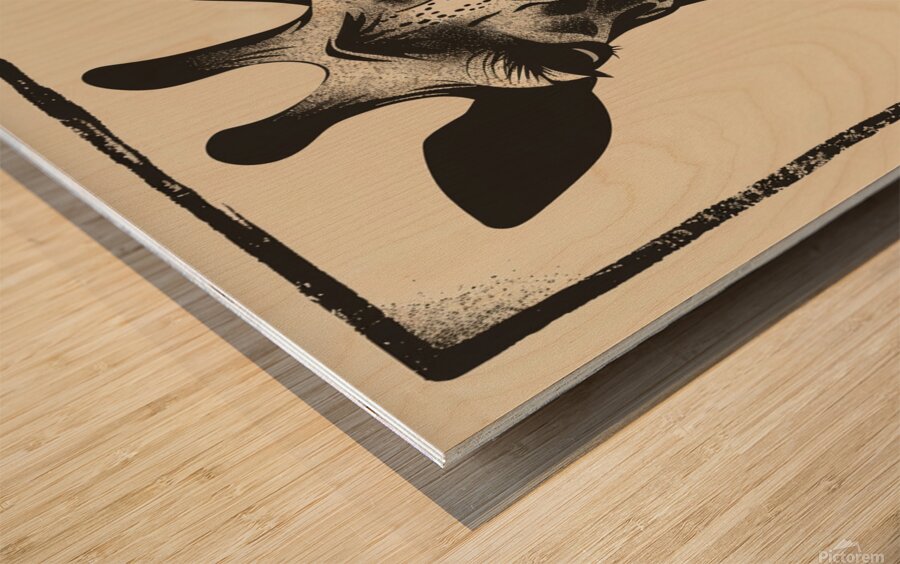 Giraffe 1 Wood print