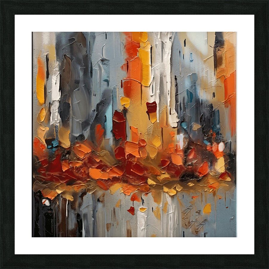Where Cool Meets Warmth Picture Frame print