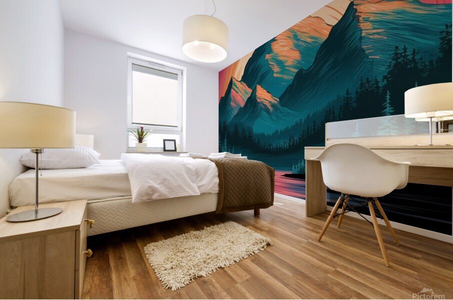 Sunset Serenity 1 Mural print