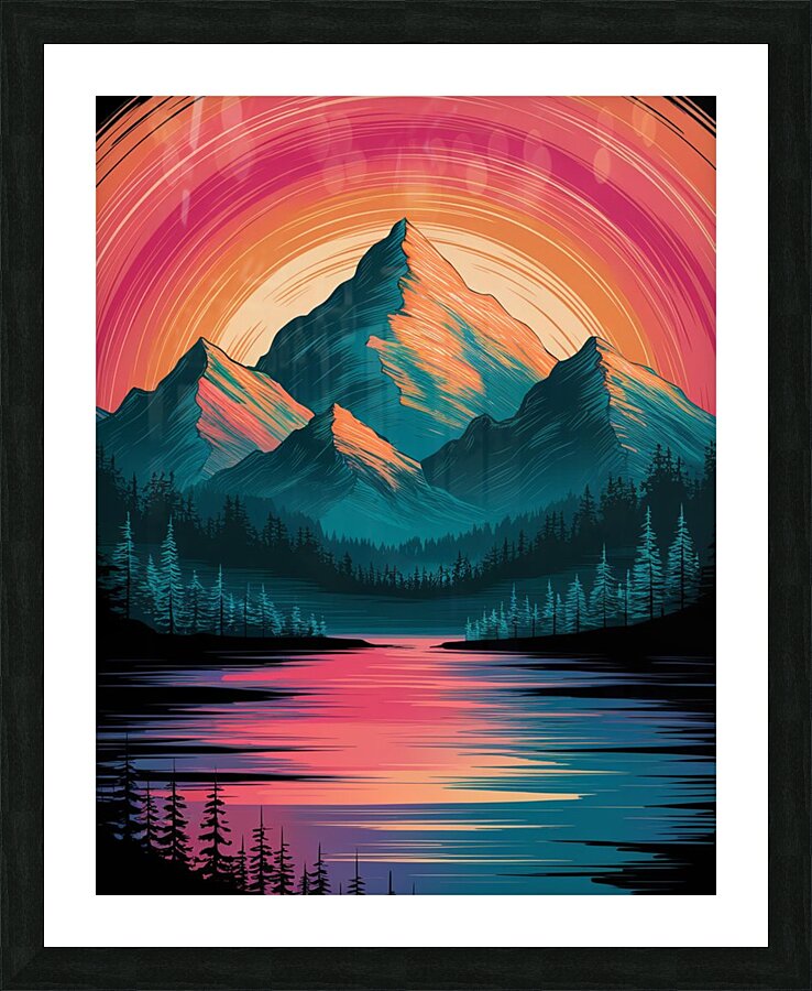 Sunset Serenity 1 Picture Frame print