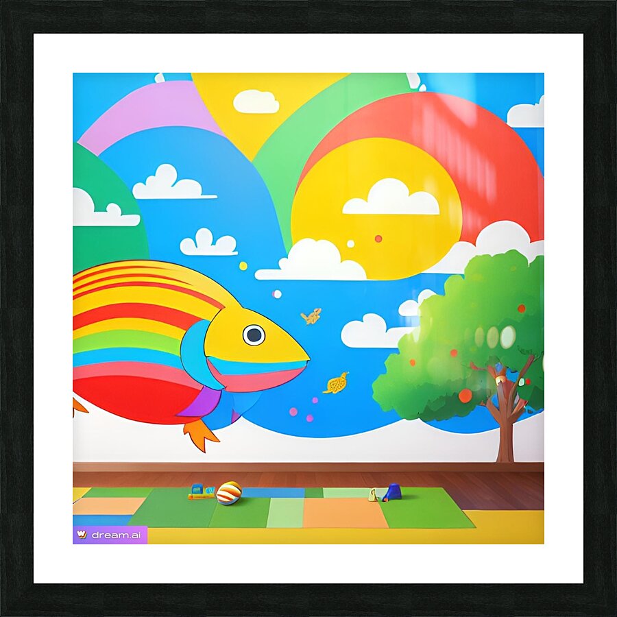 The Fish Picture Frame print