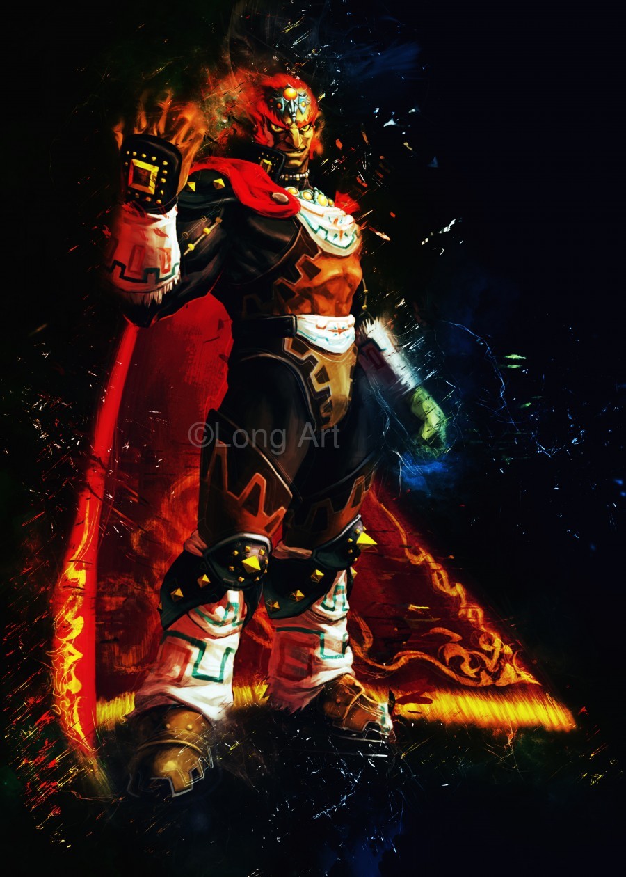 Ganon the legend of zelda by Long Art Wall Art