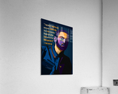 Eminem Quotes rapper Acrylic Print