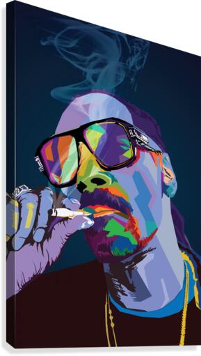 Snoop Dog rapper Canvas Print