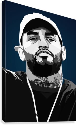 Joyner Lucas Black Canvas Print