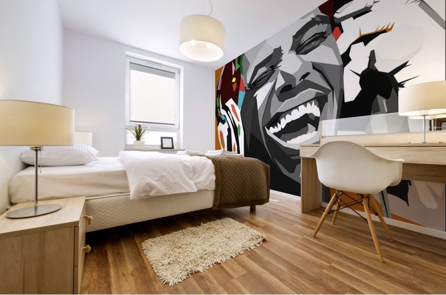 A Boogie wit da Hoodie Rapper Wpap Art Mural print