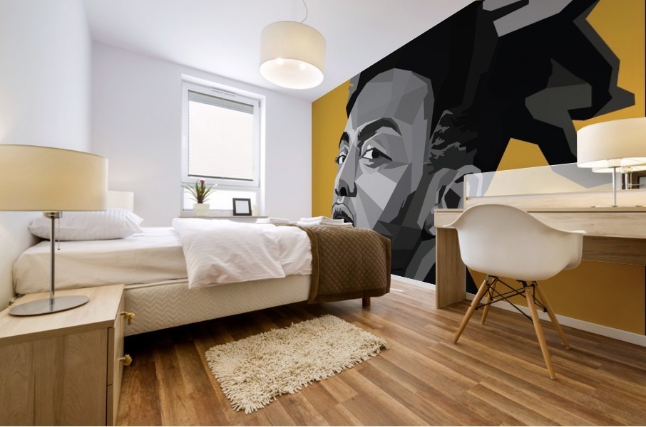 Amine Rapper  Mural print