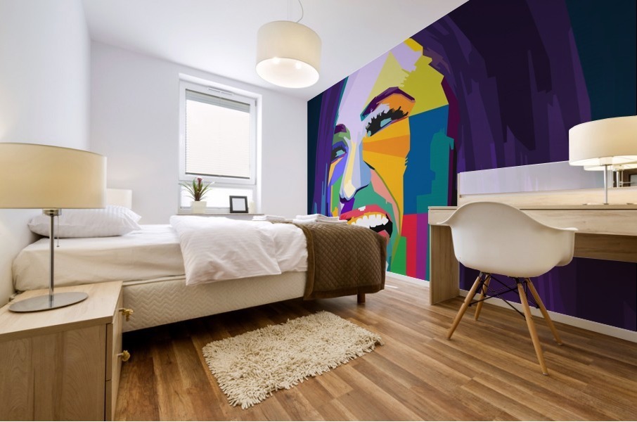 Cardi B Mural print
