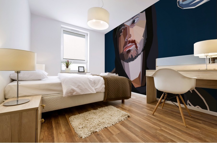 Eminem rapper Mural print
