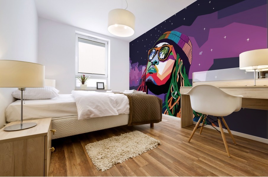 Future Rapper wpap Art Mural print