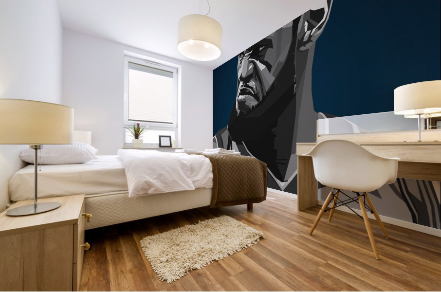 LeBron James Blue  Mural print