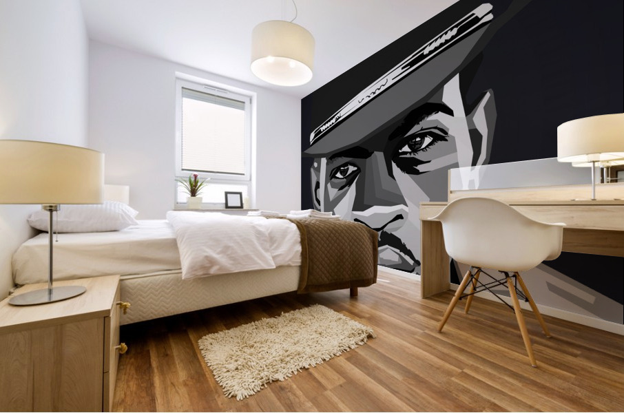 Lil NasX Black Mural print