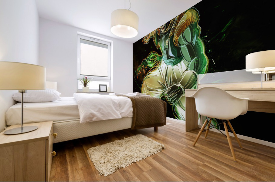 Vegeta Mural print