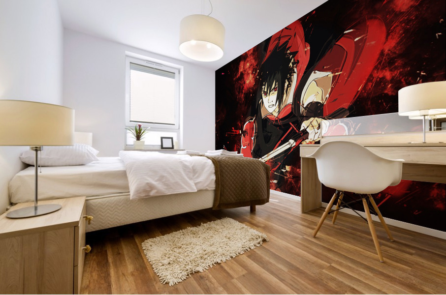 Sasuke Uchiha Mural print