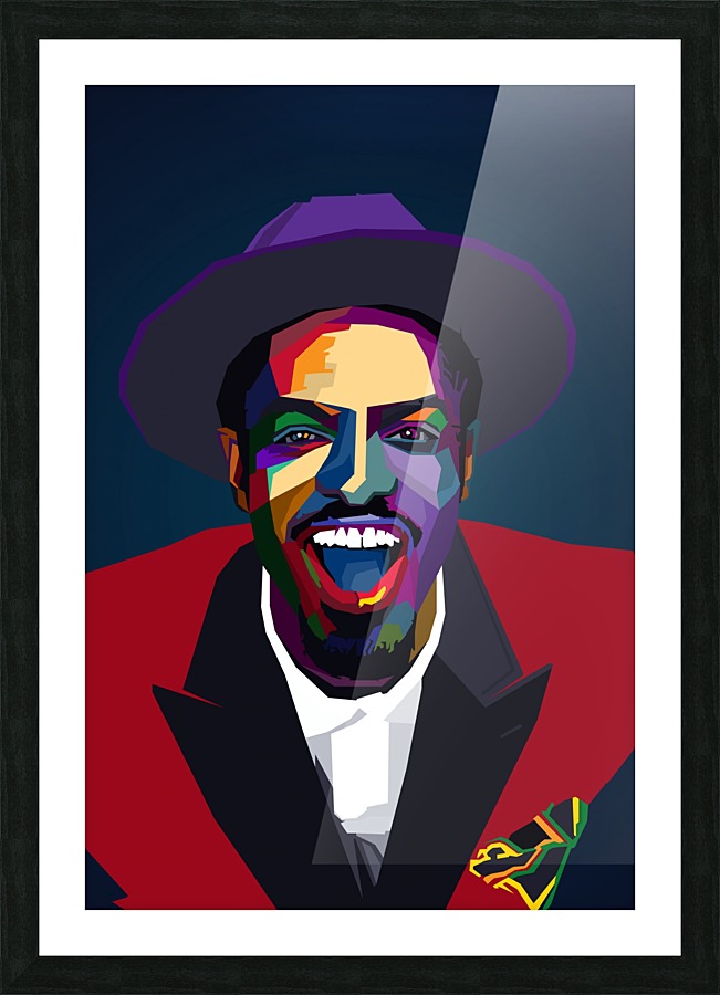 Andre 3000 Rapper Picture Frame print