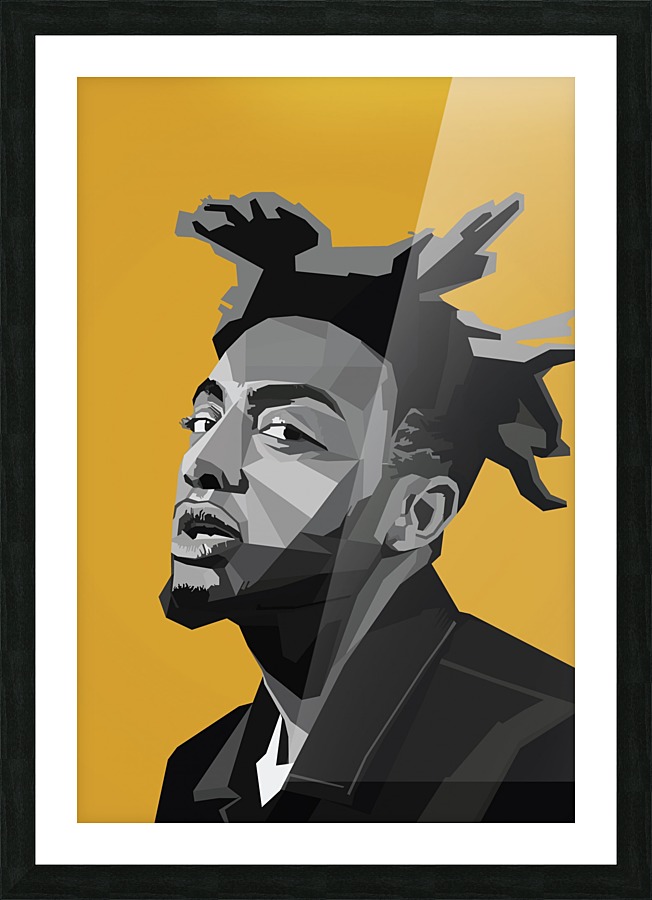 Amine Rapper  Picture Frame print