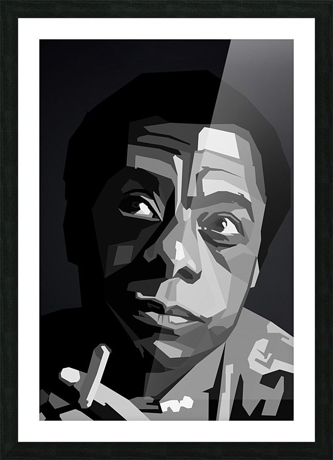 James Baldwin Picture Frame print