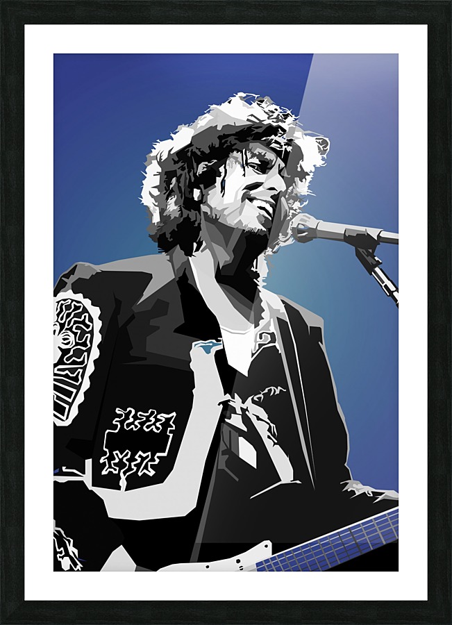 Bob Dylan singer Picture Frame print