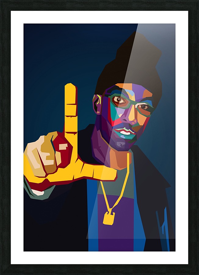 Big L Rapper Picture Frame print