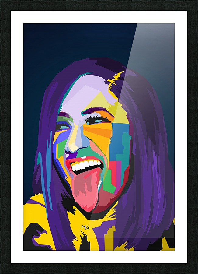 Cardi B Picture Frame print