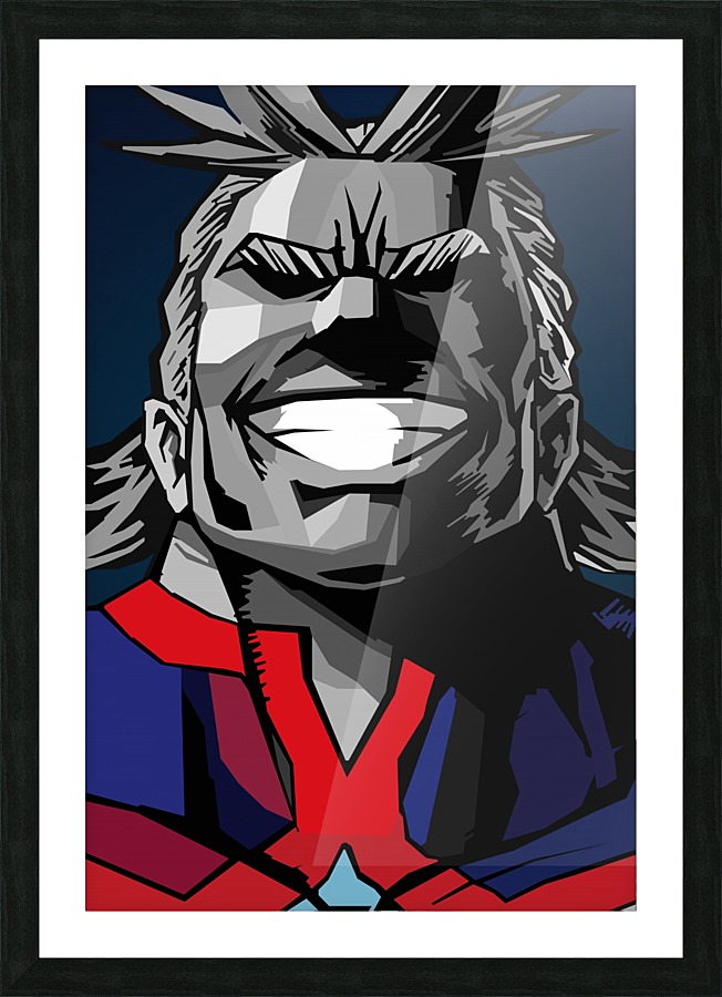All Might  Picture Frame print