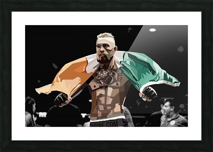 Conor McGregor Wpap Art Picture Frame print