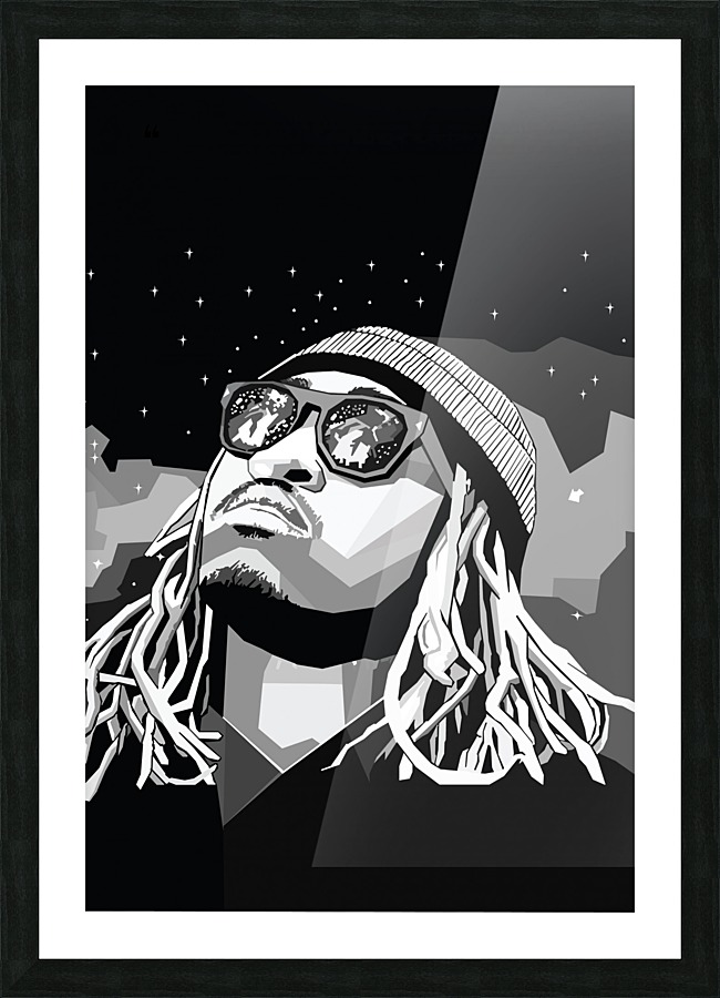 Future Rapper Picture Frame print
